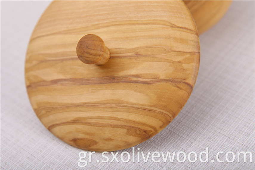 Olive Wood Salt Keeper